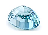 Blue Zircon 10.3x8.4mm Oval 5.86ct