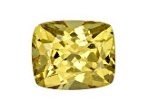 Yellow Sapphire Loose Gemstone Unheated 5.3x4.4mm Cushion 0.72ct