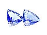 Ceylon Sapphire 3.7mm Trillion Matched Pair 0.30ctw