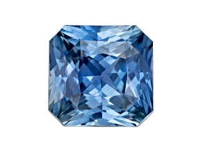 Sapphire Loose Gemstone Unheated 6.38x6.17mm Radiant Cut 1.53ct