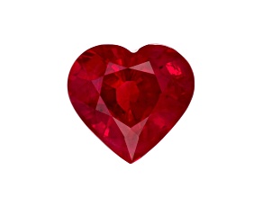 Ruby 7.07x6.46mm Heart Shape 1.52ct