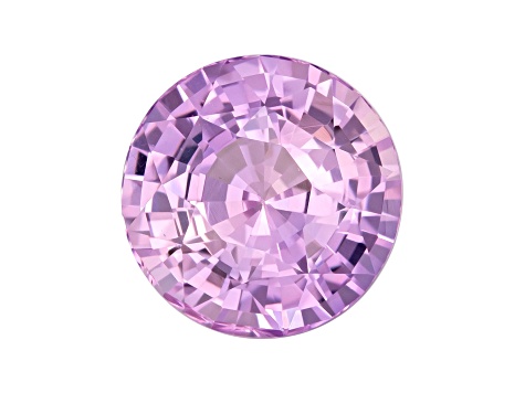 Purple Sapphire Loose Gemstone Unheated 7.39mm Round 2.18ct