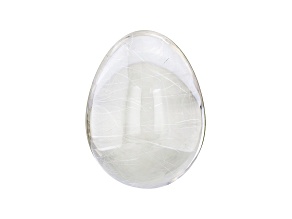Rutilated Quartz 2.83 Inch 280.45 Gram Egg