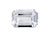 White Sapphire Unheated 7.82x5.45mm Emerald Cut 1.55ct