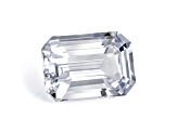 White Sapphire Unheated 7.82x5.45mm Emerald Cut 1.55ct