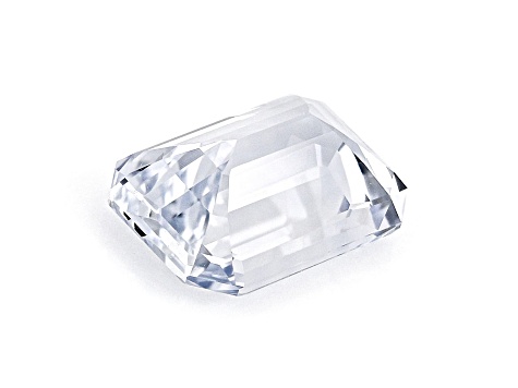 White Sapphire Unheated 7.82x5.45mm Emerald Cut 1.55ct