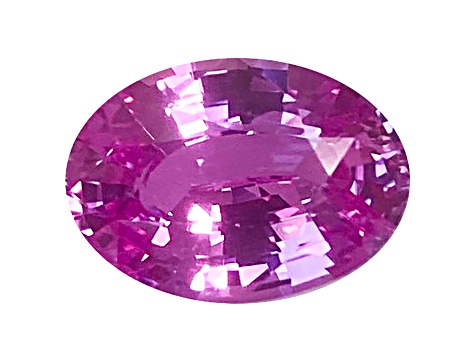 Pink Sapphire Loose Gemstone 11.1x8.2mm Oval 3.6ct