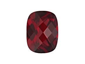 Garnet 9x7mm Checkerboard Cushion 2.60ct