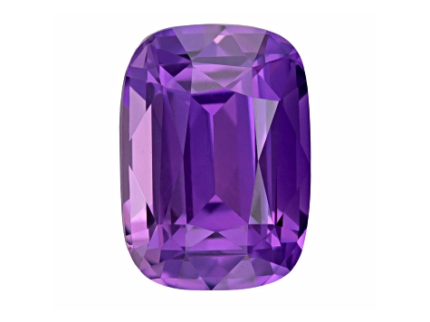Purple Sapphire Loose Gemstone Unheated 7.7x5.47mm Cushion 1.69ct