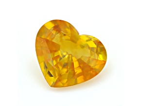 Yellow Sapphire 11.9x10.5mm Heart Shape 4.71ct