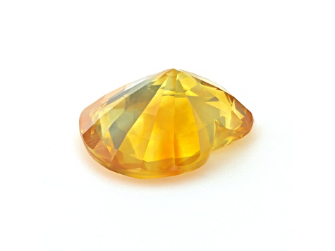 Yellow Sapphire 11.9x10.5mm Heart Shape 4.71ct