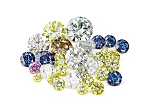 Colors of Moissanite Mixed Round Parcel 60.00ctw