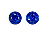 Sapphire 6mm Round Matched Pair 2.15ctw
