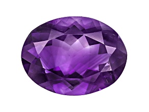 Amethyst With Needles 16x12mm Oval 7.50ct