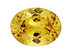 Yellow Zircon 11x8.5mm Oval 4.52ct