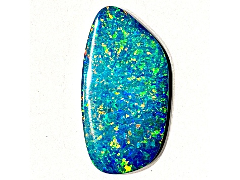 Opal on Ironstone 32x17mm Free-Form Doublet 18.98ct