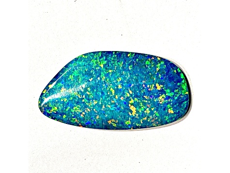 Opal on Ironstone 32x17mm Free-Form Doublet 18.98ct