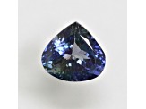 Blue Zoisite 11.7x11mm Pear Shape 5.97ct