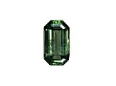 Green Montana Sapphire Unheated 12.5x7.1mm Emerald Cut 4.58ct