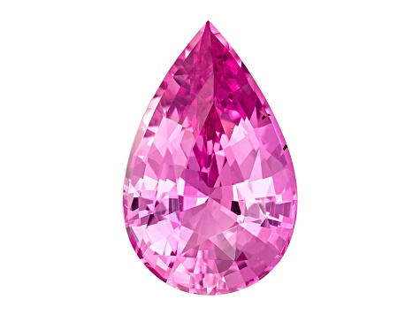 Pink Sapphire Loose Gemstone 10.4x6.6mm Pear Shape 2.17ct