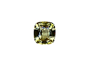 Yellow Sapphire Loose Gemstone 9.7x9.2mm Cushion 5.00ct