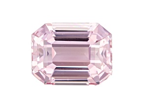 Peach Sapphire Loose Gemstone Unheated 6.61x5.11mm Emerald Cut 1.29ct