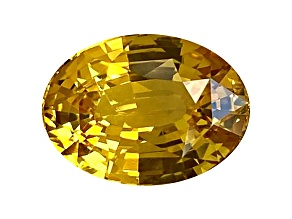 Yellow Sapphire 12x9.2mm Oval 5.58ct