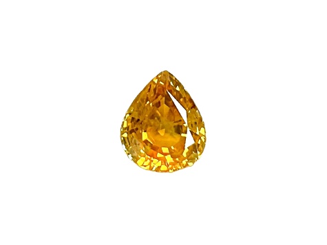 Yellow Sapphire 8.25x7mm Pear Shape 2.09ct