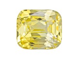 Yellow Sapphire Loose Gemstone Unheated 10.2x9.03mm Cushion 6.00ct
