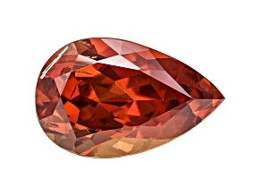 Reddish-Orange Sapphire Loose Gemstone Unheated 13.5x8.5mm Pear Shape 5.61ct