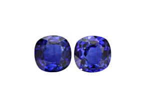 Sapphire 6mm Cushion Matched Pair 2.13ctw