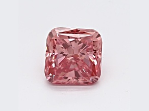 0.71ct Vivid Pink Cushion Lab-Grown Diamond SI1 Clarity IGI Certified