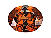 Orange Zircon 13x10.5mm Oval 7.81ct