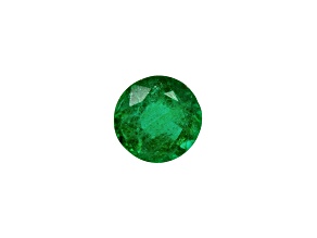Zambian Emerald 6.9mm Round 1.31ct