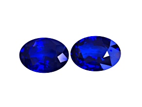 Sapphire 13.3x9.9mm Oval Matched Pair 13.5ctw