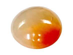 Fire Opal 14x13.96mm Round Cabochon 5.76ct