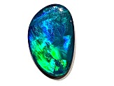 Opal on Ironstone 12.0x7.8mm Free-Form Doublet 2.05ct