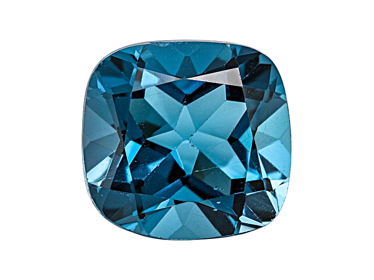 Apolina TARA BLUE STONE　5-7y London Blue Topaz 9.7x9.3mm Cushion 4.49ct - 12744A | JTV