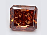 2.55ct Deep Brown Radiant Cut Lab-Grown Diamond VS2 Clarity IGI Certified