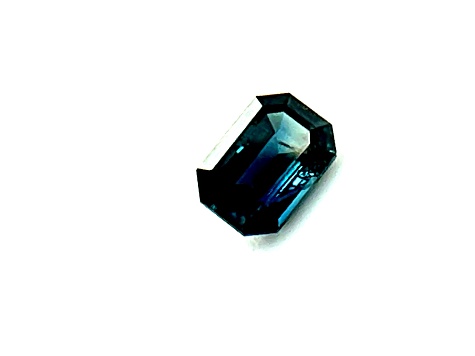 Teal Sapphire Unheated 5.9x4.1mm Emerald Cut 0.70ct