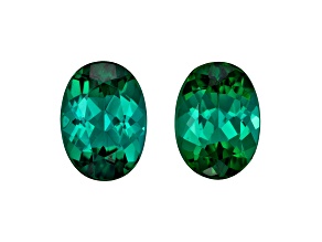 Teal Tourmaline 7x5mm Oval Matched Pair 1.68ctw