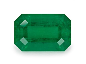 gemhub Beautiful Green Emerald 4.85 Ct Certified Natural Oval Cut Loose Gemstone for Ring DX-497 