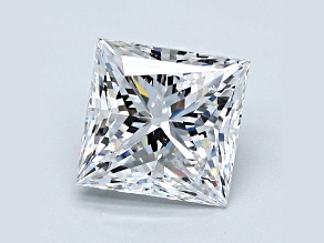 1.91ct Natural White Diamond Princess Cut, E Color, SI1 Clarity, GIA Certified