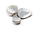 Cultured Saltwater Blister Pearl Set of 3