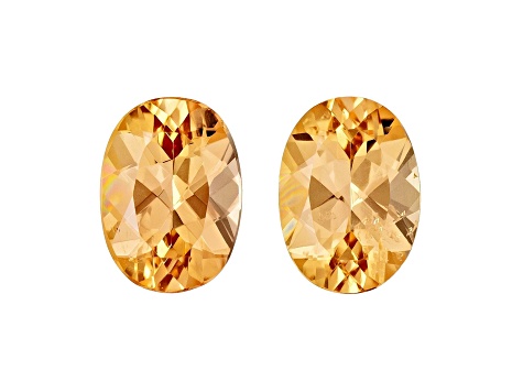 Precious Topaz 7x5mm Oval Matched Pair 1.92ctw