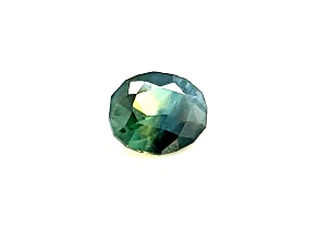 Parti-Color Sapphire 6.2x5.2mm Oval 0.80ct