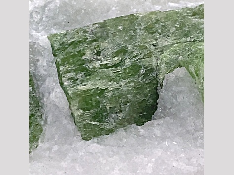 Vietnamese Pargasite on Marble 8.1x5.8cm Specimen