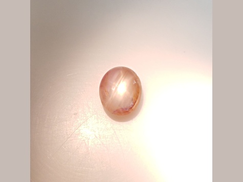 Padparadscha Star Sapphire 10.0x8.39mm Oval Cabochon 5.12ct