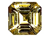 Yellow Sapphire Loose Gemstone Unheated 6.7x6.7mm Emerald Cut 2.02ct
