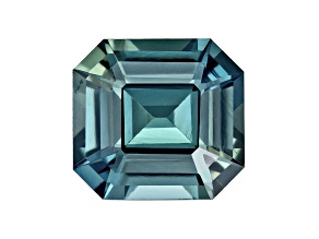 Teal Sapphire Unheated 5.8x5.4mm Emerald Cut 1.05ct
